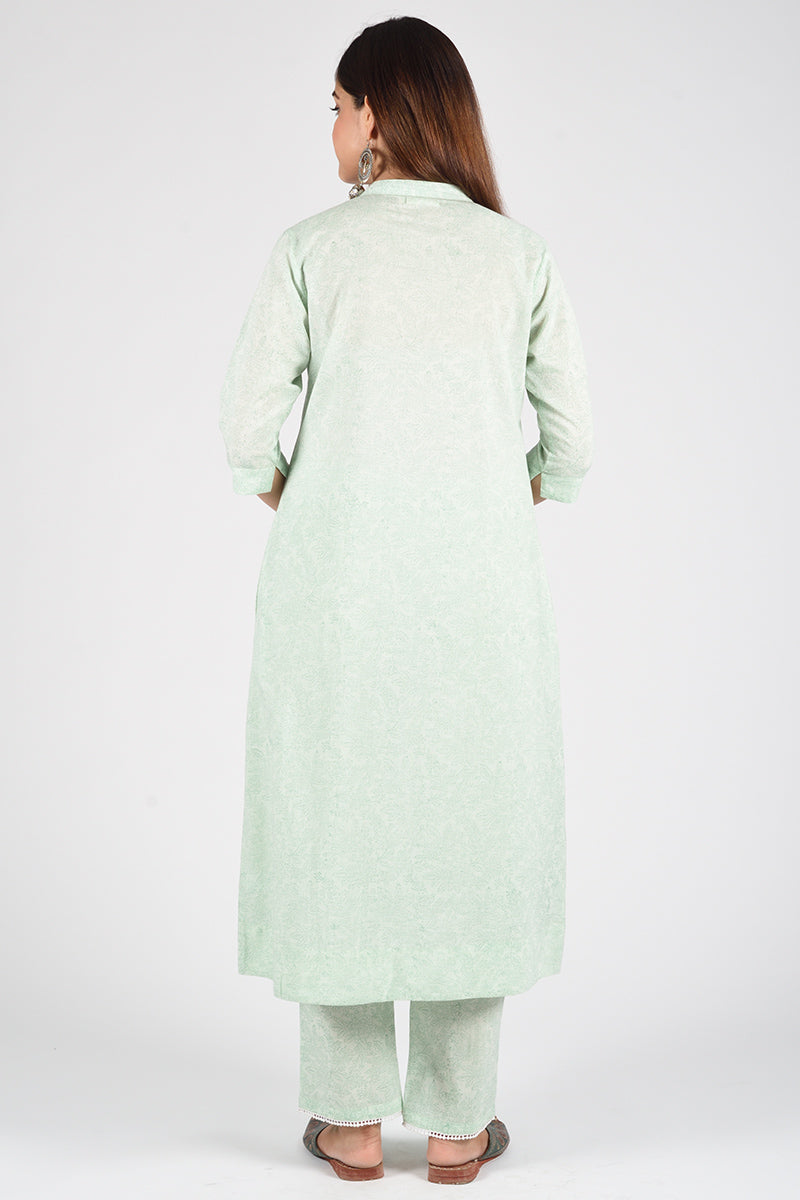 Minti Green Kurta - Dhãran