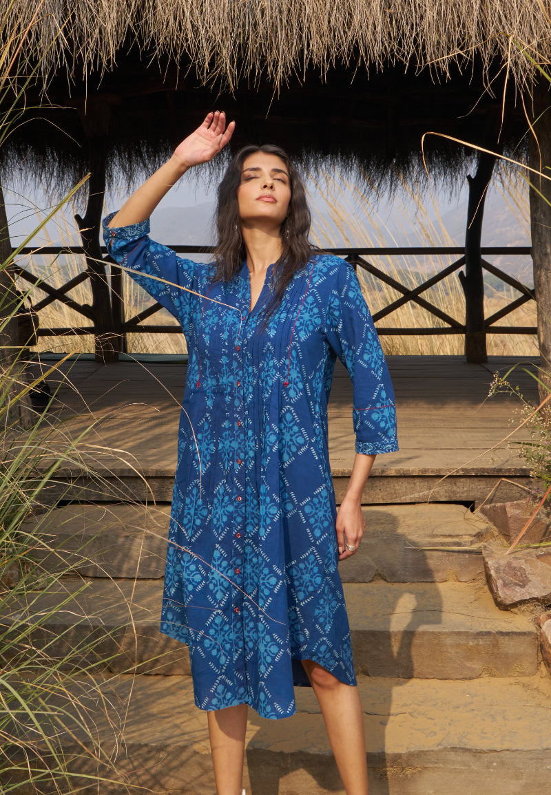 Jasmine Indigo Tunic