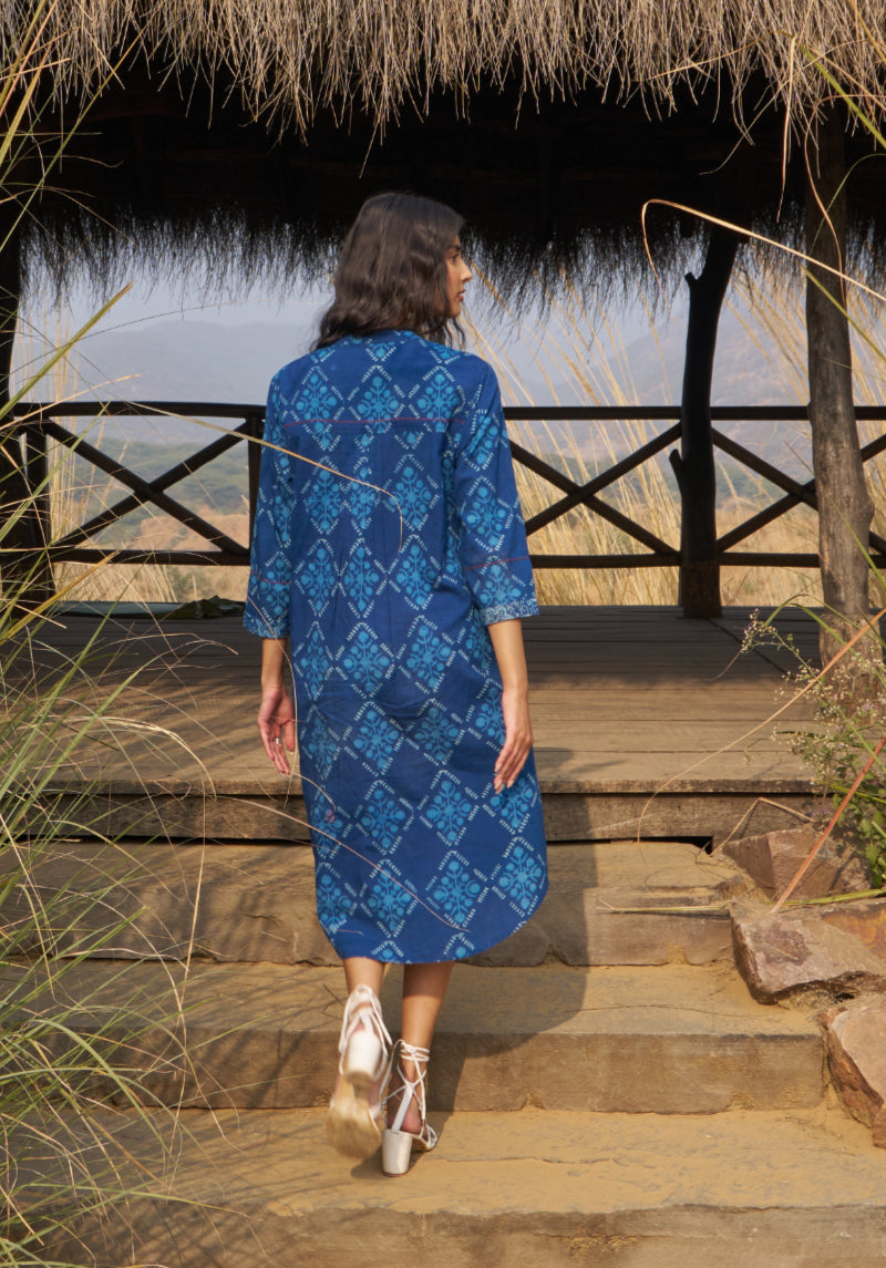 Jasmine Indigo Tunic