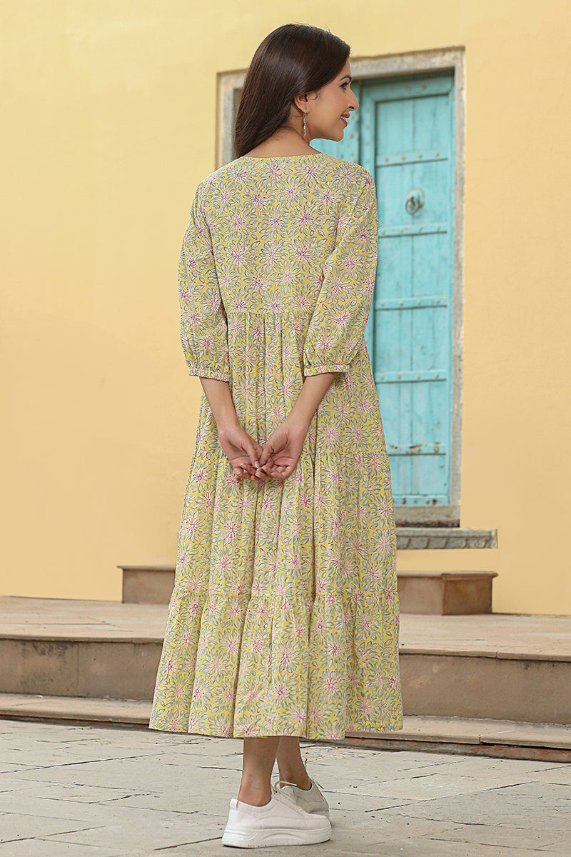 Daisy Yellow Dress - Dhãran