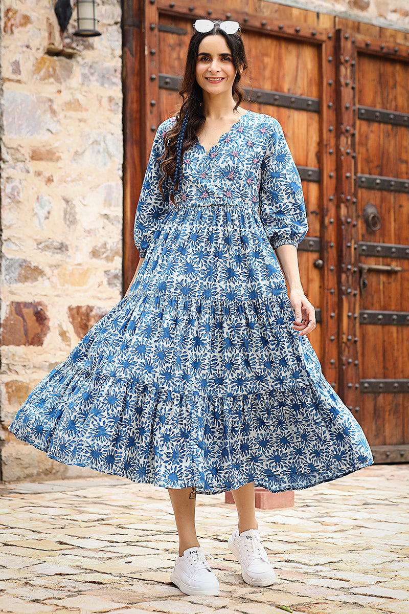 Daisy Indigo Dress - Dhãran