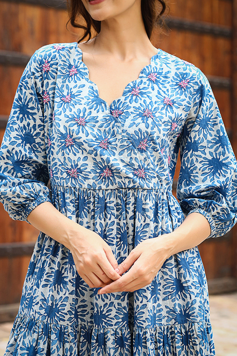 Daisy Indigo Dress - Dhãran