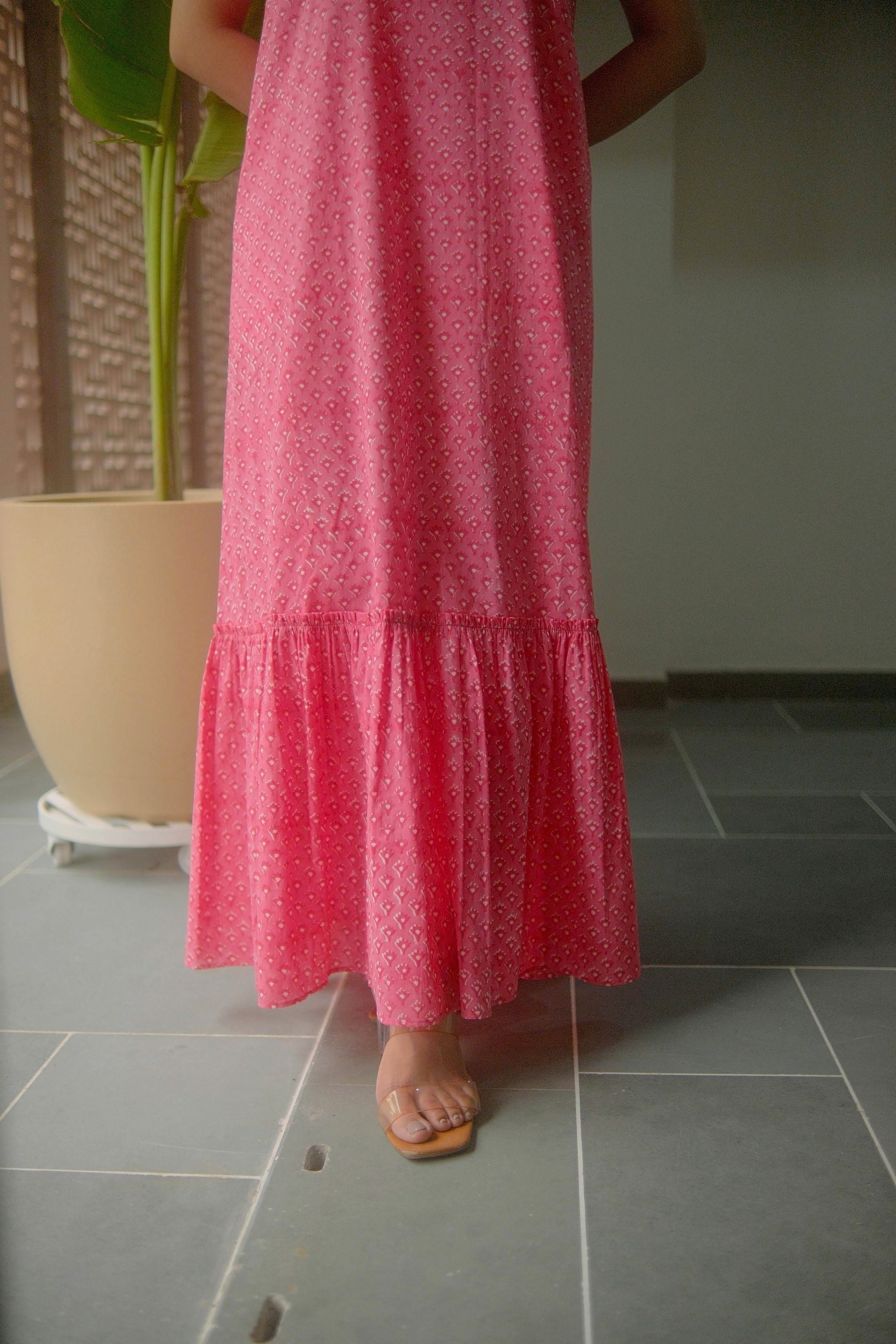 Pink Jhalar Dress