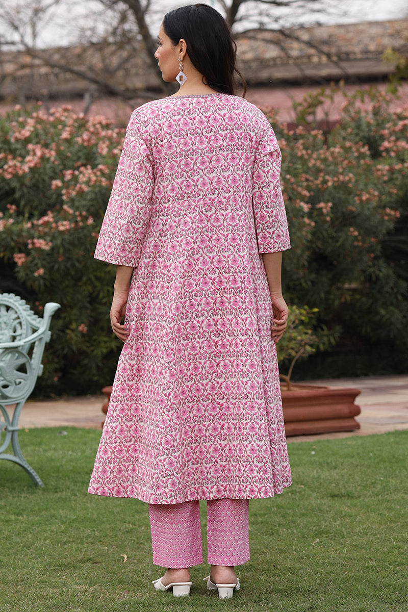 Tarana Pink Kurta and Pant Set