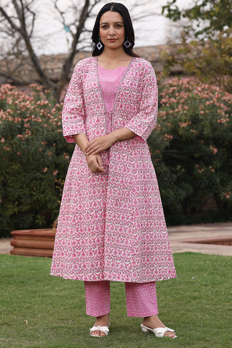 Tarana Pink Kurta and Pant Set