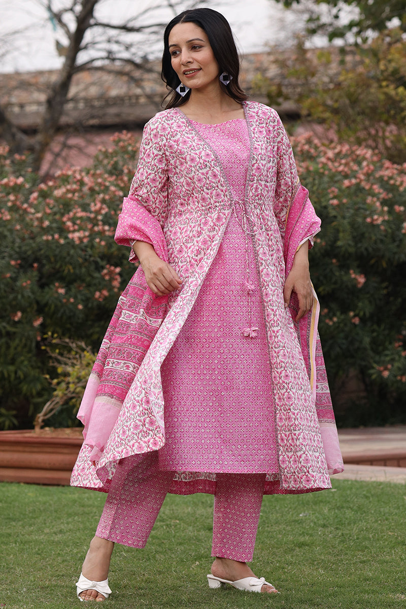 Tarana Pink Kurta and Pant Set