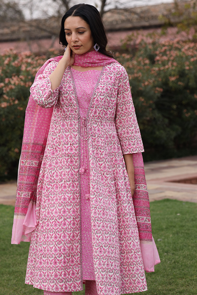 Tarana Pink Kurta and Pant Set