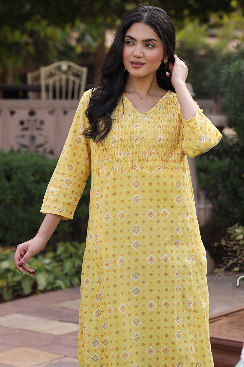 Heera Yellow Kurta