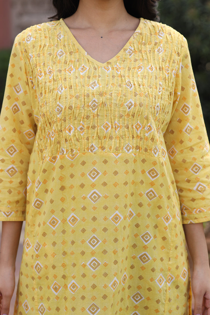 Heera Yellow Kurta