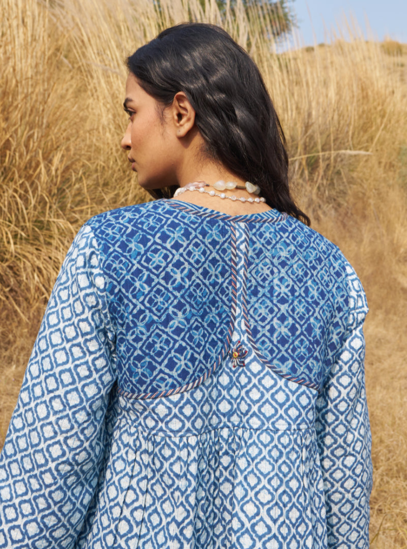 Rabari Indigo Quilted Jacket