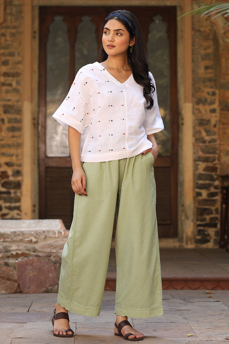 Boho White Top