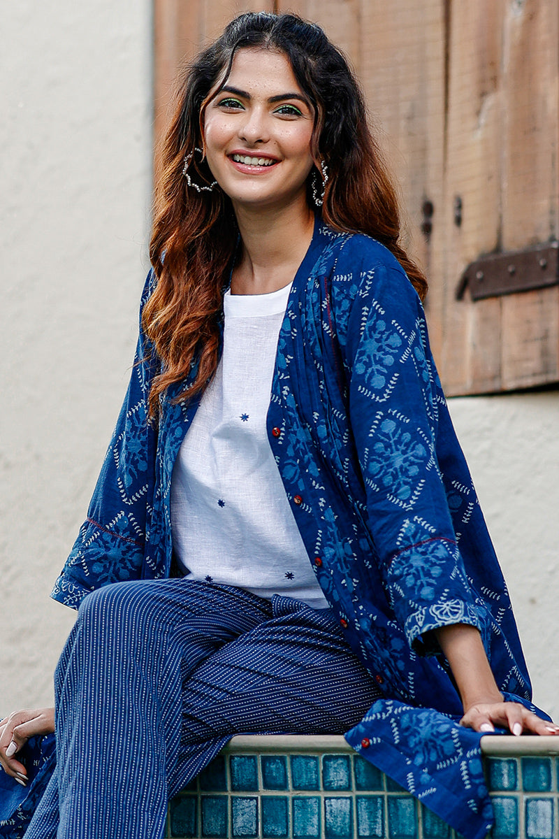 Jasmine Indigo Tunic