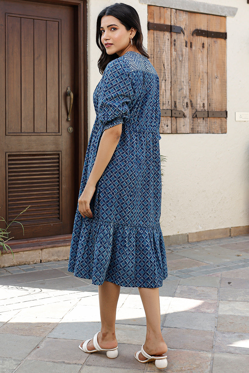 June Indigo Dress